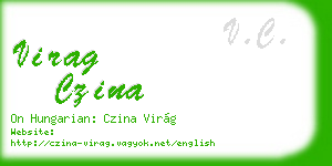 virag czina business card